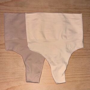 Skims sculpting core control thong bundle of two